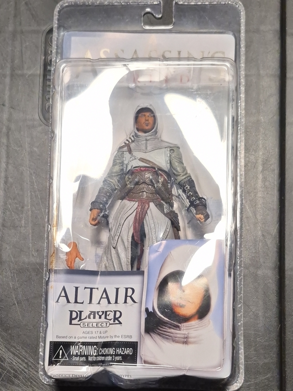 Altair Player Select Action Figure - White & Gray Assassin Outfit